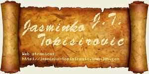 Jasminko Topisirović vizit kartica